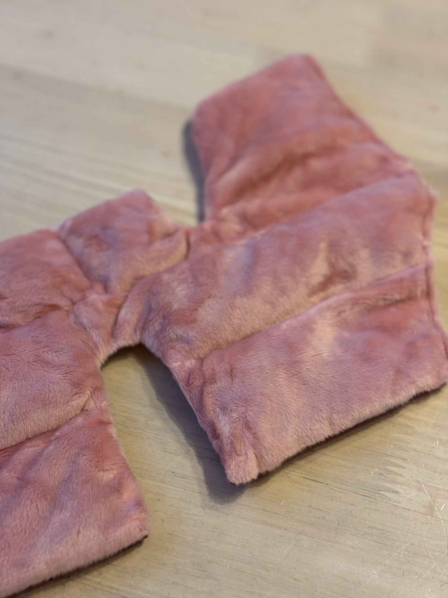 Reusable steam neck pillow (red bean in)