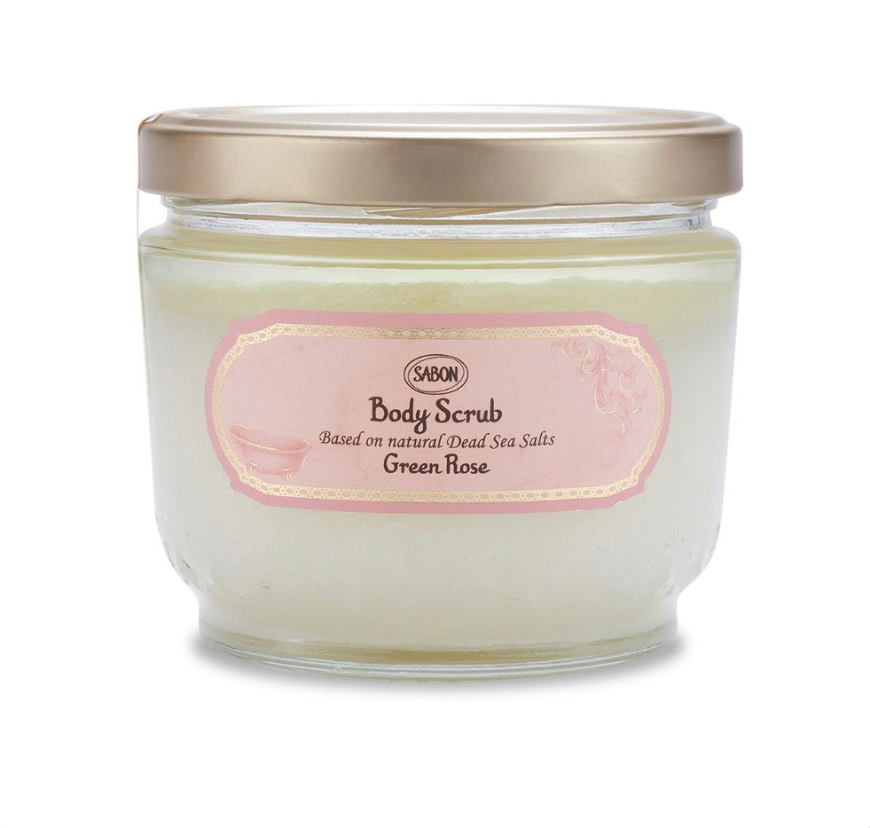 Sabon body scrub green rose (2 types)