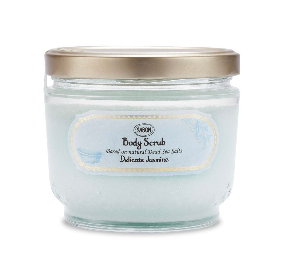Sabon body scrub delicate jasmine (2 types)