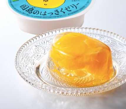 Jelly with Hassaku flesh from Innoshima š78g
