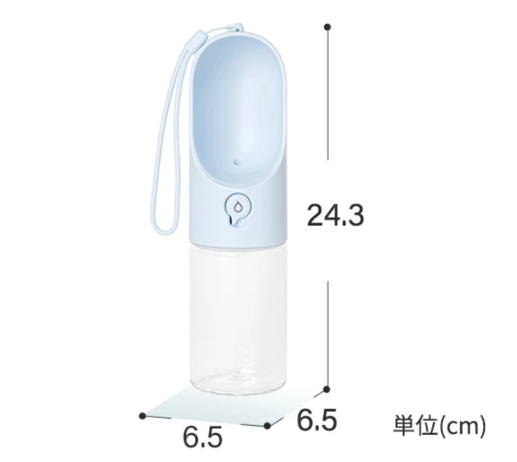 One touch water bottle 300ml (3 colors)