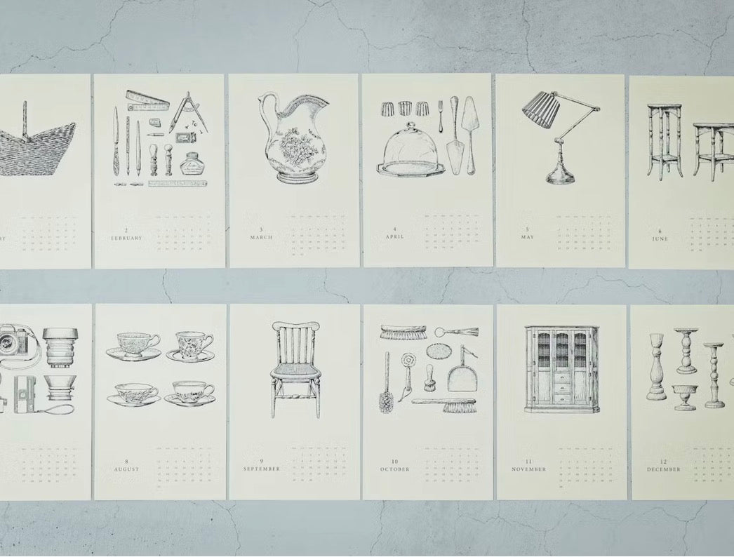 [LIMITED] Wall calendar 2026 / Tools of daily life（miltata）