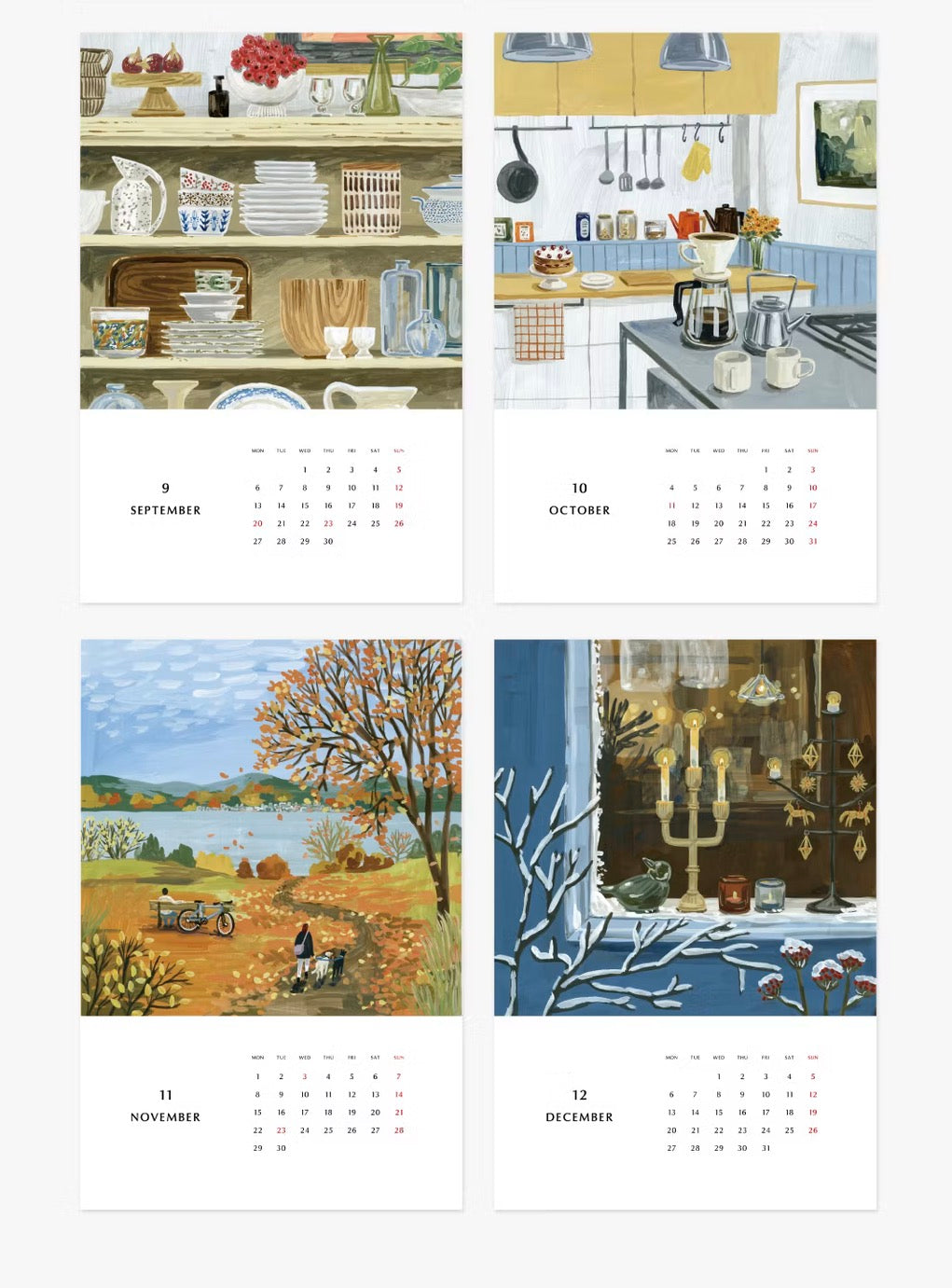 LIMITED Wall calendar 2027 / A tablespoon of "Northern Europe" in daily life