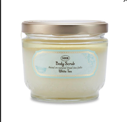 Sabon body scrub white tea (2 types)