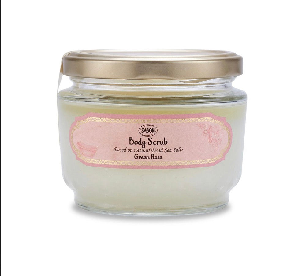 Sabon body scrub green rose (2 types)