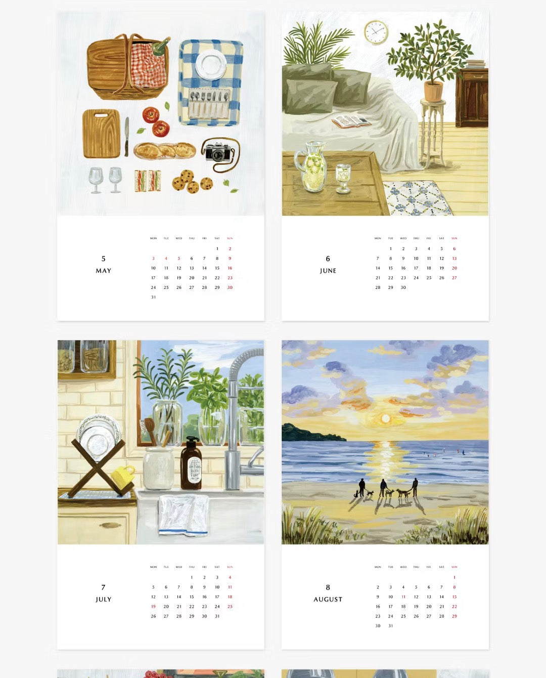 LIMITED Wall calendar 2027 / A tablespoon of "Northern Europe" in daily life