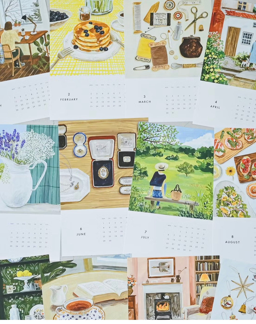 [Limited] Wall calendar 2026 / A simple, dreamy life (Fumi Koike)