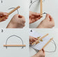 Natural wood wall holder (magnetic)