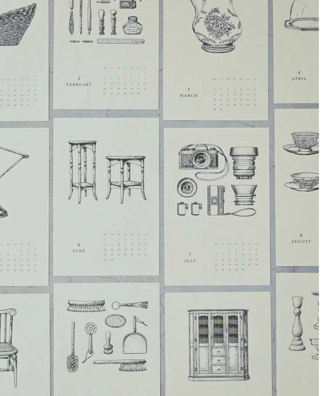 [LIMITED] Wall calendar 2026 / Tools of daily life（miltata）